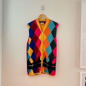 Comme des Garcons Multicolor Argyle Vest